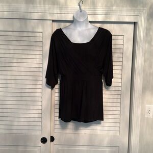 White House Black Market Black Romper